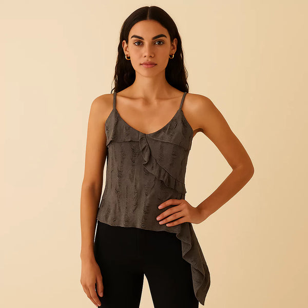Blusa Feminina Detalhe Babado Use Joá