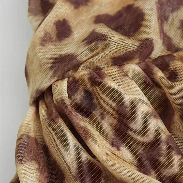 Body Feminino Alça Cruzada animal print use joa clothing5