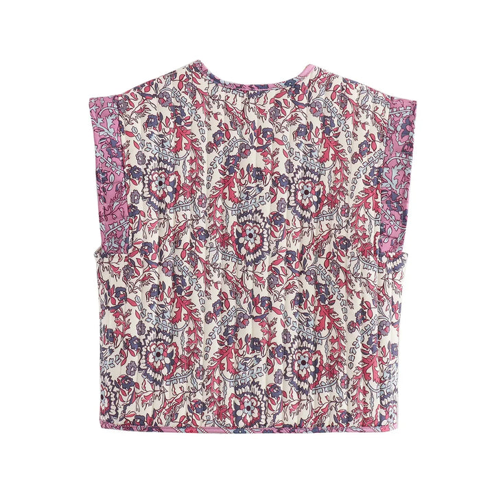 Colete Feminino Estampado Oversized use joa