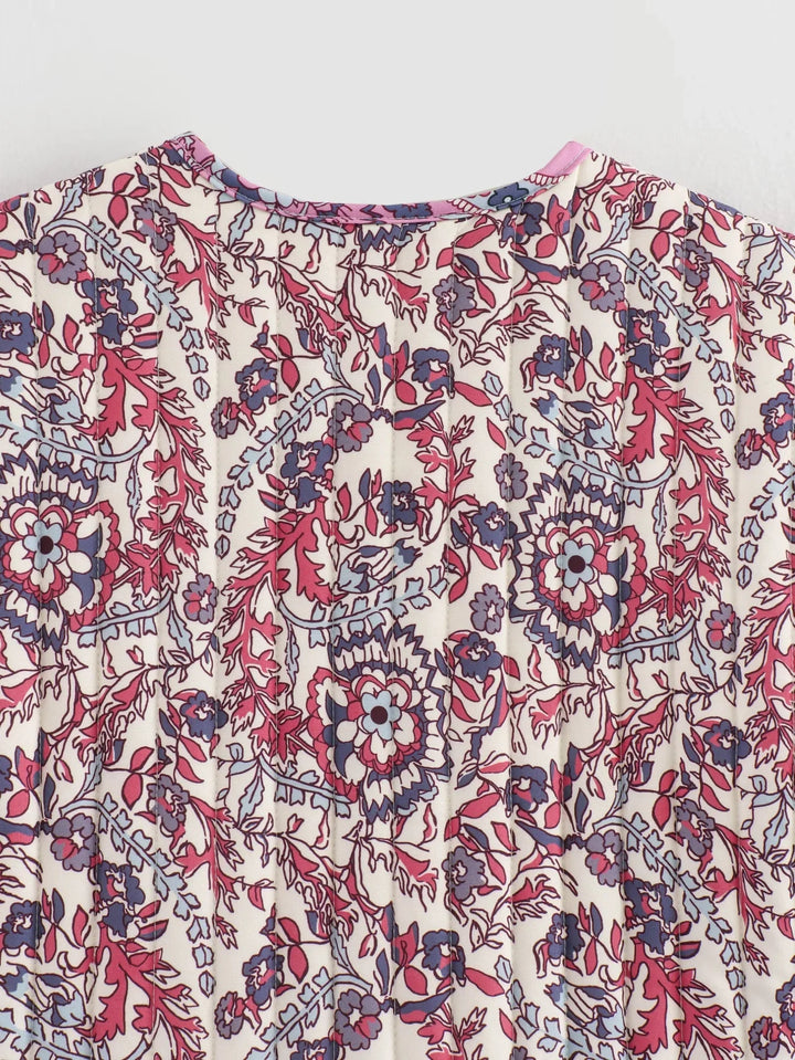 Colete Feminino Estampado Oversized use joa clothing detalhes2