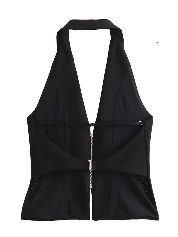 Blusa Top Feminina Frente Única preto use joá clothing
