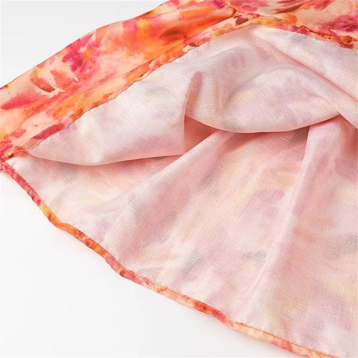 Vestido Longo Abertura Lateral laranja use joa clothing