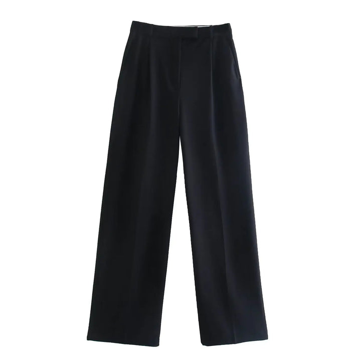 Calça Feminina Alfaiataria Reta Preto Use Joá Clothing