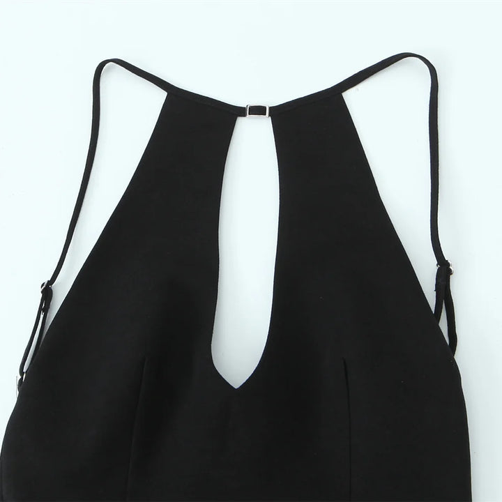 Vestido Curto Preto Liso preto use joá clothing