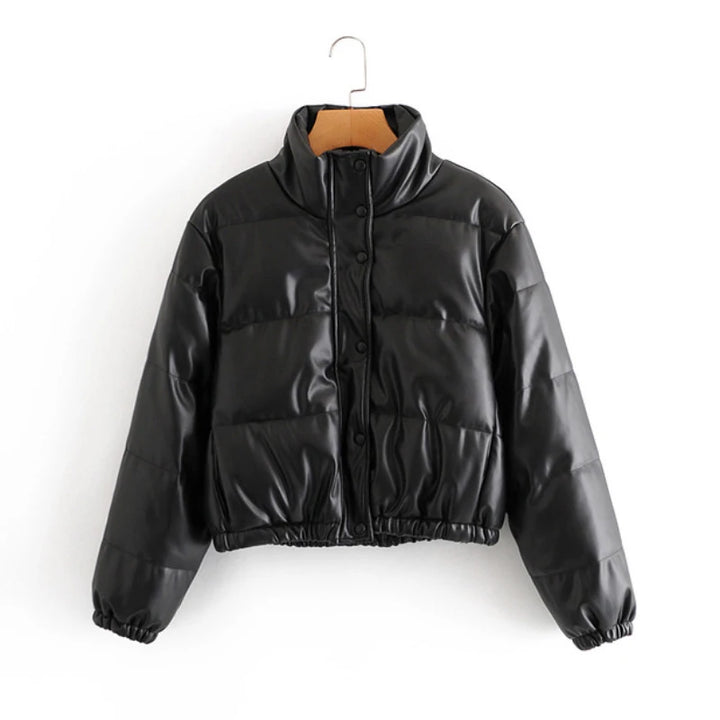 Jaqueta Feminina Puffer Acolchoada Inverno Preto Use Joá Clothing