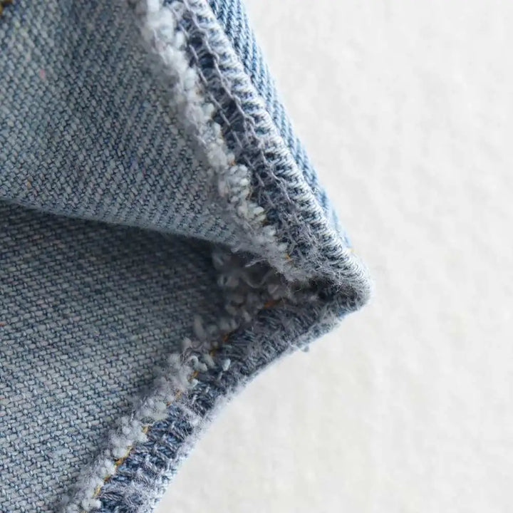 Camisa Cropped Jeans Feminino sem Manga Jeans Claro Use Joá Clothing