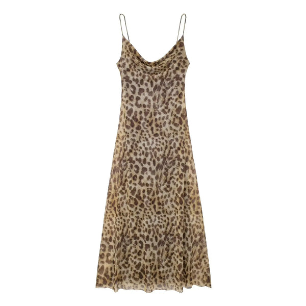 Vestido Longo Animal Print onça use joá clothing