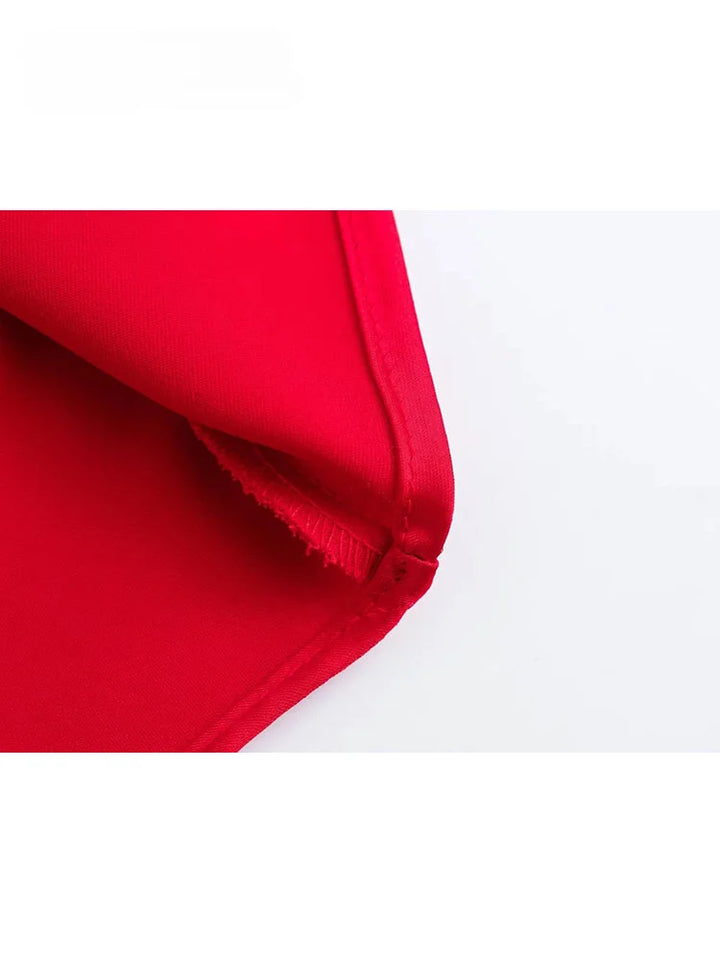 Vestido Longo Vermelho Liso use joa clothing