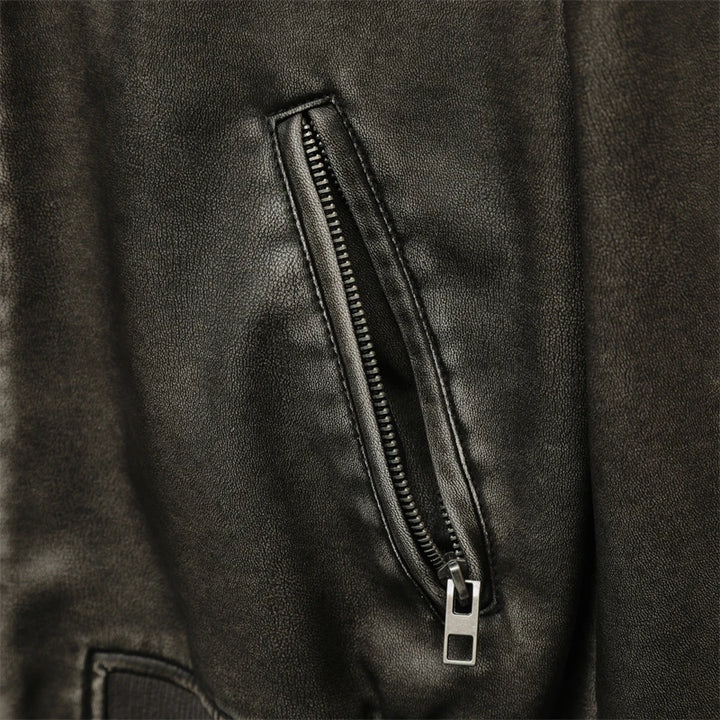 Jaqueta Bomber Feminina Couro Vintage Use Joá Clothing