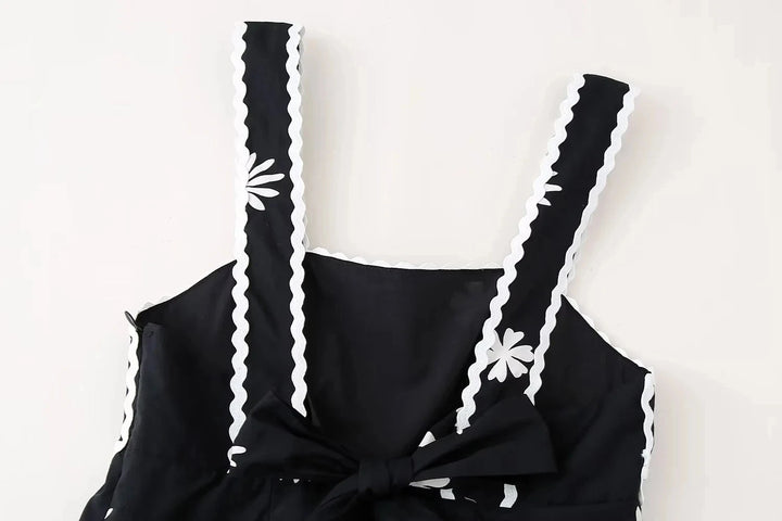 Vestido Longo Preto Floral use joa clothing