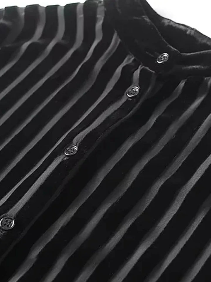 Camisa Feminina Listras e Transparência Use Joá Clothing