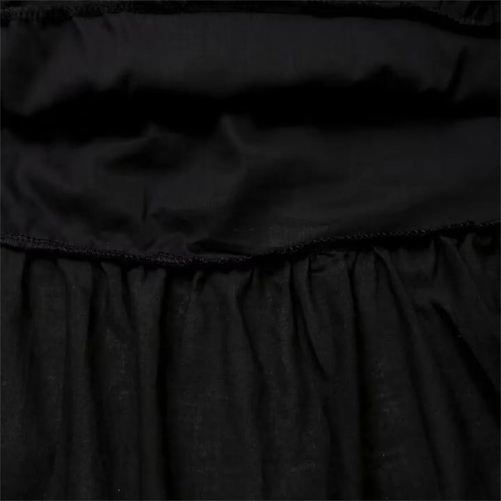 Vestido Longo Preto em Laise use joa clothing