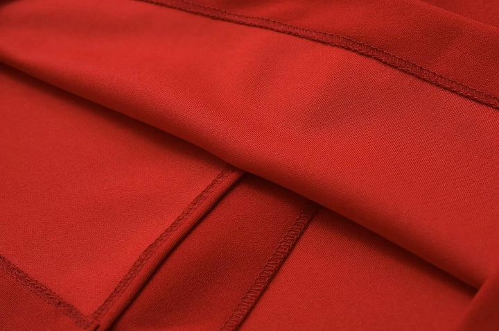 Vestido Midi Vermelho use joa clothing