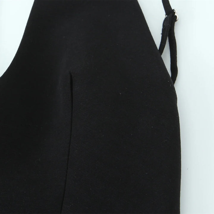 Vestido Curto Preto Liso preto use joá clothing