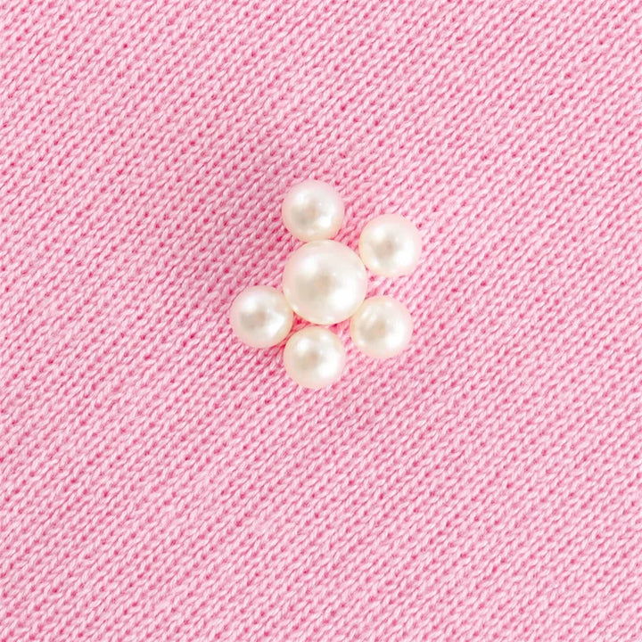 Vestido Feminino Curto com Perolas use joa clothing rosa8